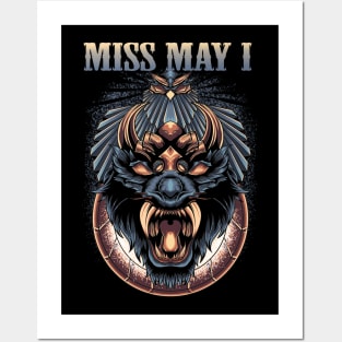 MISS MAY I BAND Posters and Art